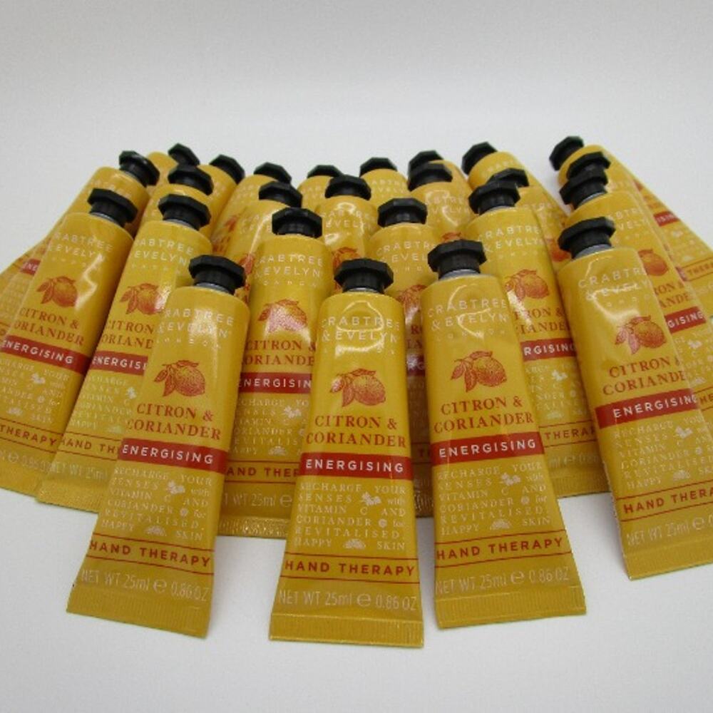 CITRON & CORIANDER Original Crabtree Evelyn  Hand Therapy 0.86 oz Lot of 25